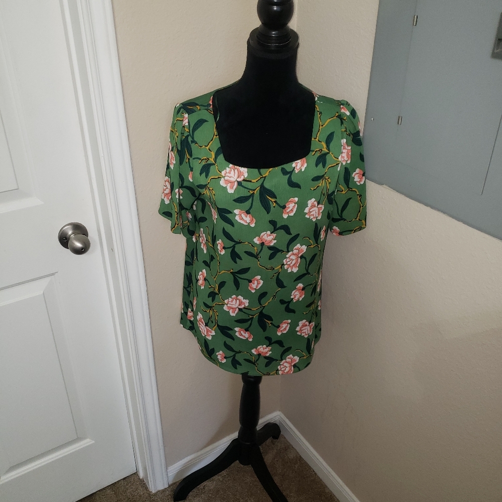 Ann Taylor Floral Blouse